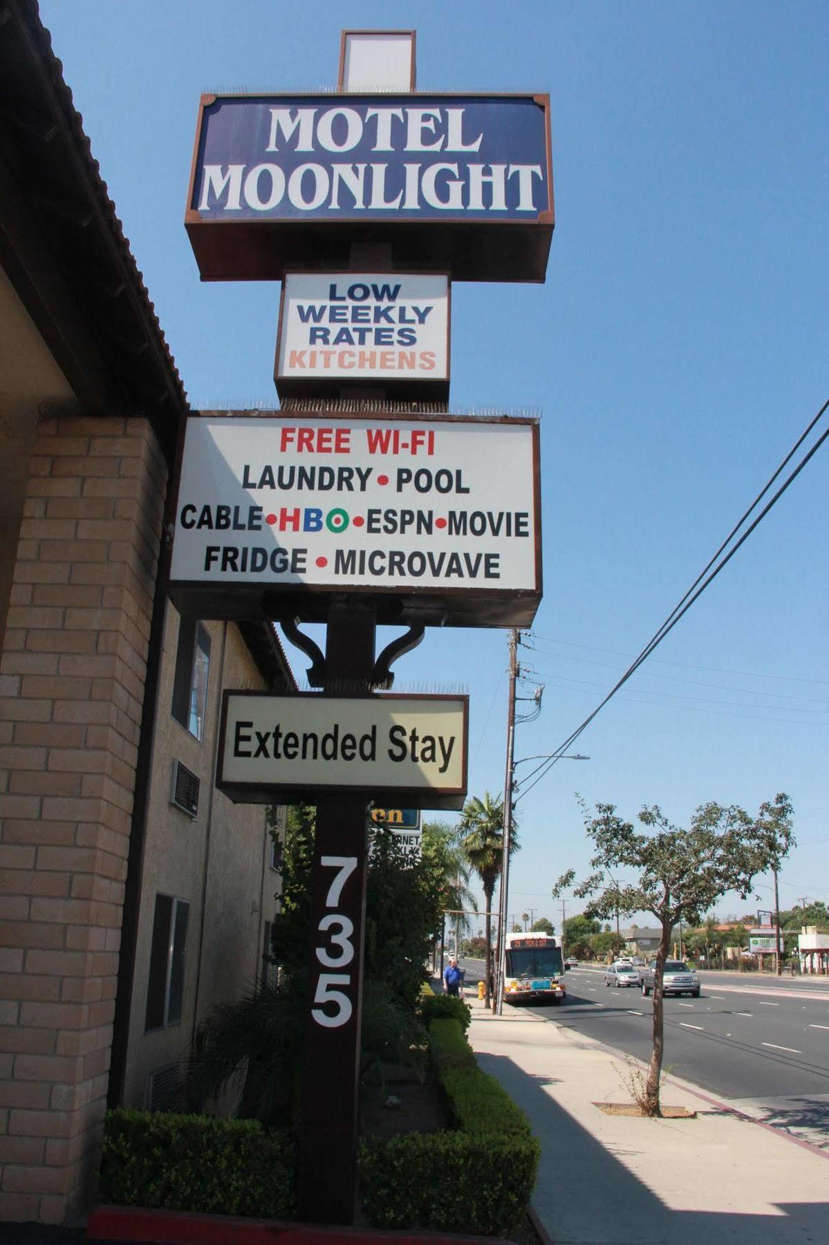 Motel Moonlight Anaheim Esterno foto